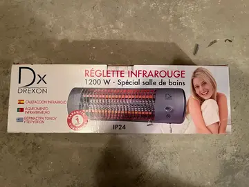 réglettes infrarouge pour salle de bain