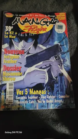 magazine manga + carte postal