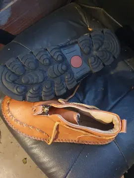 chaussures kickers en cuir taille 45