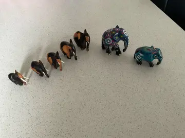 figurines éléphants