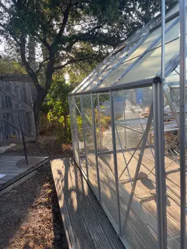 serre aluminium et verre