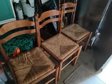 lotde 3 chaises