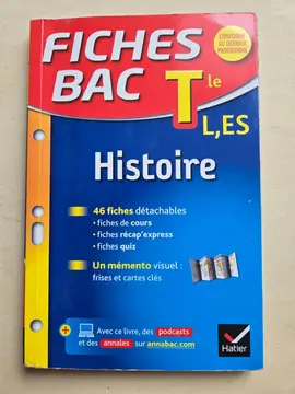 livre "fiches Bac Terminale L/ES - histoire"