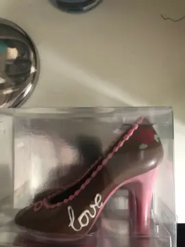 Chaussures en chocolat décorative