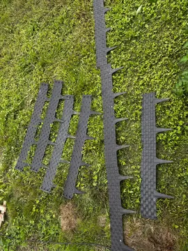 bordures de jardin en plastiques