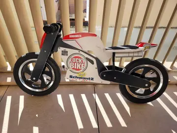 Draisienne moto en bois