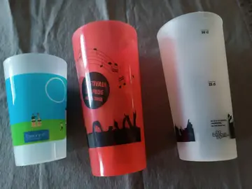 gobelets réutilisables