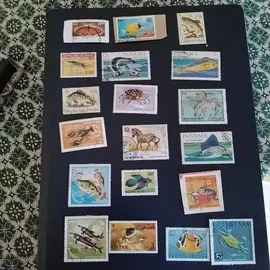 donne timbres collection annimaux 1lot 1envoie