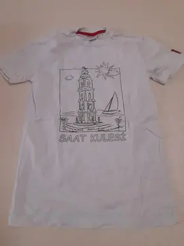 Tee-shirt blanc 7-8 ans