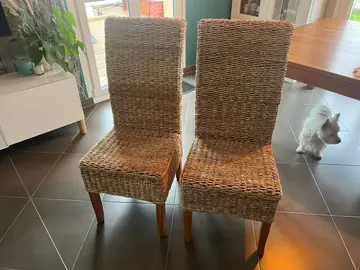 cède 4 chaises état moyen