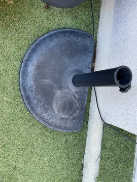demi parasol plus pied