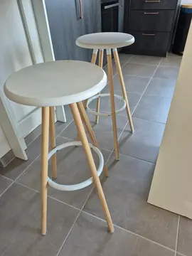 tabourets 70cm x2