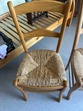 chaises bois