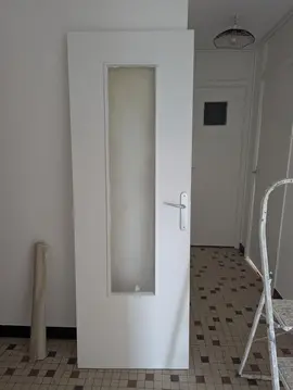 Porte intérieure vitrée 73cm