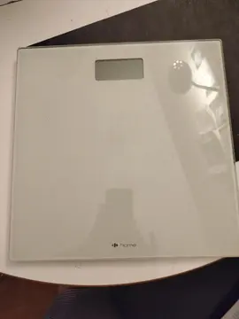 balance avec plateau en verre
