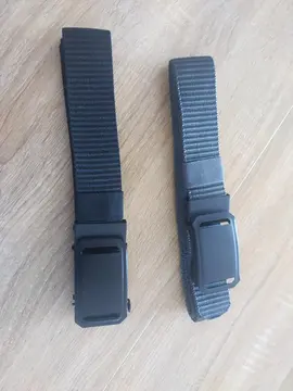 2 ceintures noires et grise