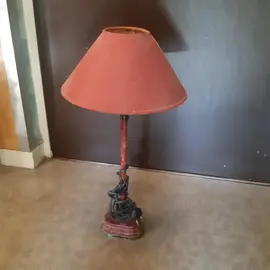 Lampe de table - H46cm avec l'abat-jour