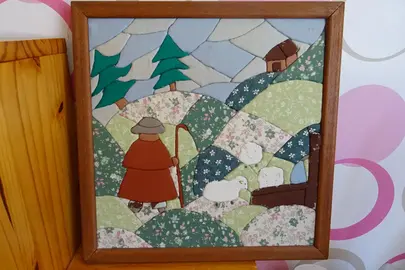 Tableau patchwork à réparer