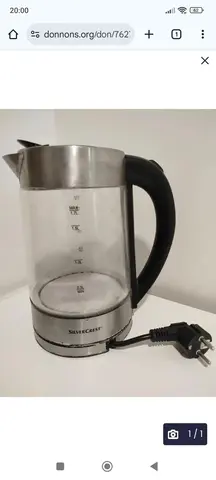 Bouilloire Lidl avec différentes lumières