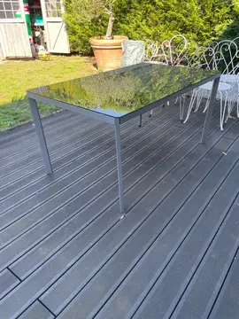 table extérieure