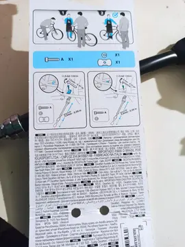 béquille de vélo
