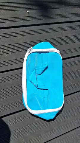 sac pochette rangement bleu