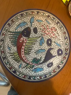 assiette de décoration