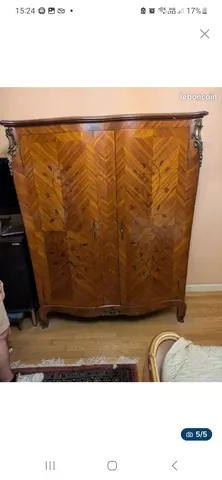 armoire bois de rose