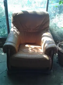 Fauteuil cuir
