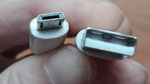 Câble USB - micro USB B (27 cm)
