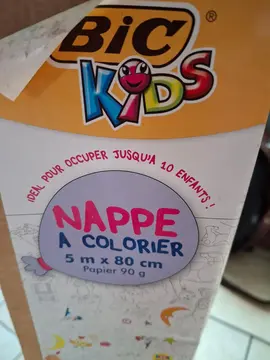 Nappe à colorier