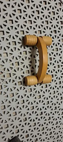 rouleau massage en bois