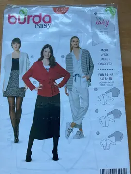 patron veste Burda Easy