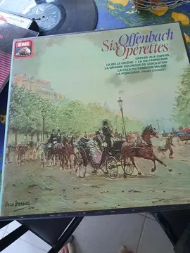 coffret disques 33 tour 6 opérettes d'offenbach