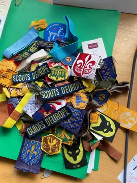 insignes à coudre scouts et guides d‘Europe