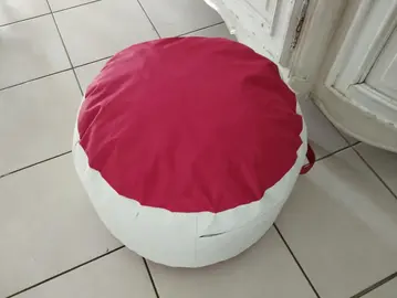 pouf tissu