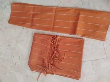 tissu ocre indien