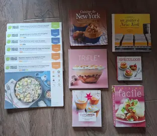 Lot livres de recettes