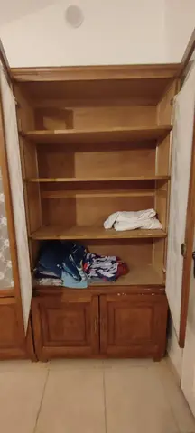 armoire bibliothèque vitrée