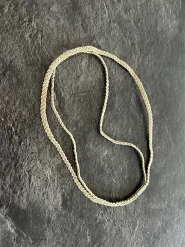 Head band tresse doré pour cheveux