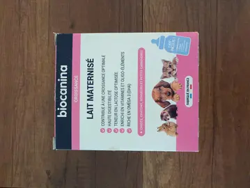 Lait maternisé pour chiot, chaton