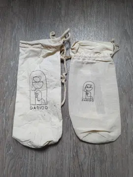 2 pochettes en tissu