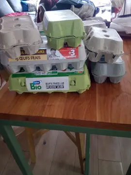 Boîtes d'œufs