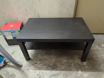 Table basse ikea noire