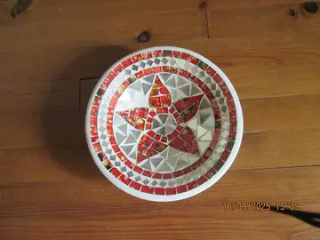 Plat mosaîque miroir