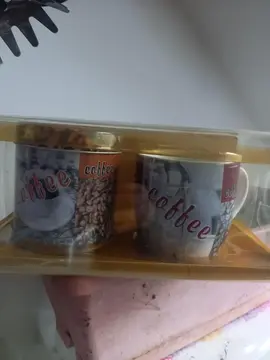 coffret tasse et boite à cafe