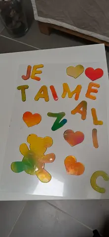 Lettres vitre