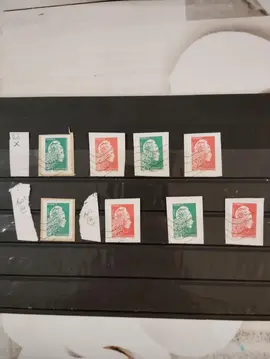 timbres français oblitérés lot X