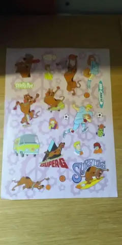 page d'autocollants