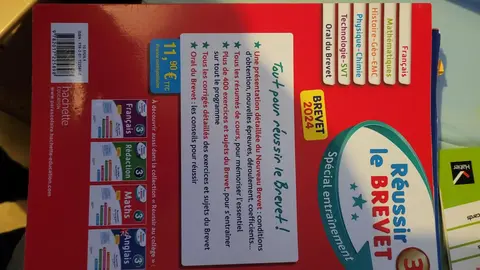 livre préparation brevet